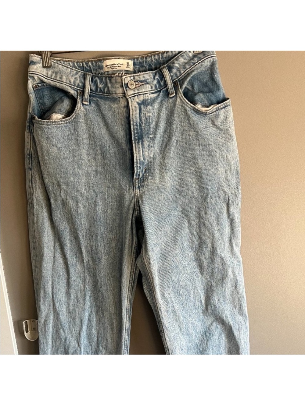 Abercrombie & Fitch Jeans 90s Relaxed Jean Curve Love High Rise 30 Tall - Picture 5 of 5